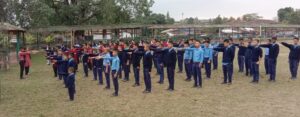 DPM School for the hearing and visually impaired- students group photo